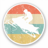 Sticker Motoneige Retro Style Motoneige (Recto)