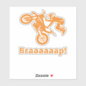 Sticker Motorcross (Feuille)