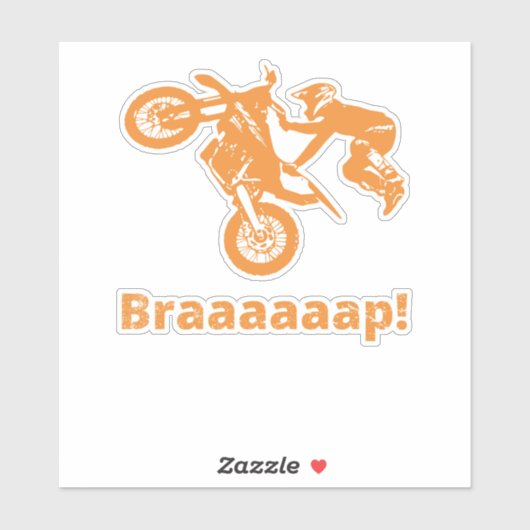 Sticker Motorcross (Feuille)