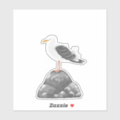 Sticker Mouette (Feuille)