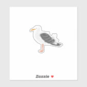 Sticker Mouette (Feuille)