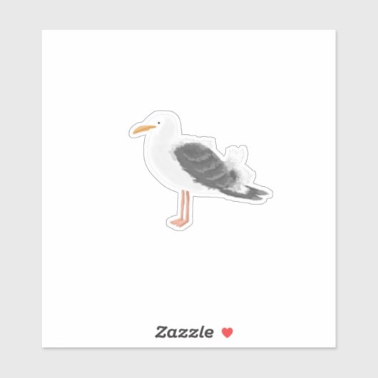 Sticker Mouette (Feuille)