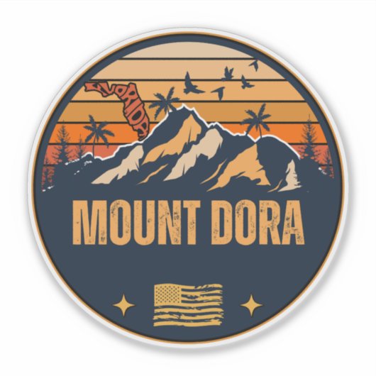 Sticker Mount Dora, Floride (Devant)