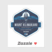 Sticker Mount Kilimanjaro , tanzania, hiking  (Feuille)