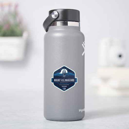 Sticker Mount Kilimanjaro , tanzania, hiking  (HydroFlask)