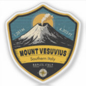 Sticker Mount Vesuvius , Naples, Italy (Devant)