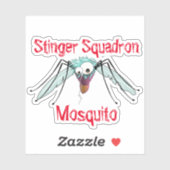 Sticker Moustique à main (Feuille)