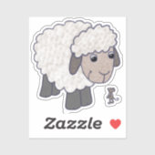 Sticker Mouton à souris (Feuille)