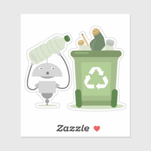 Sticker Moyens de recyclage (Feuille)