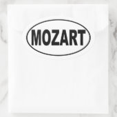 Sticker Mozart Oval (Sac)