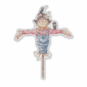 Sticker "Mr Scarecrow" - Sympa caractère d'Halloween (Devant)