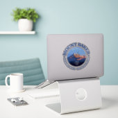 Sticker Mt Baker (Ordinateur portable sur le bureau)