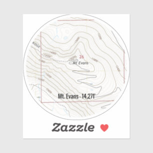 Sticker Mt Evans Colorado Fourteener