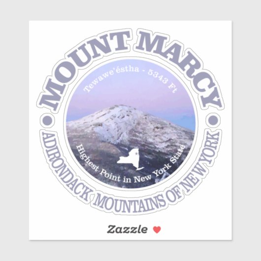 Sticker Mt Marcy (Feuille)