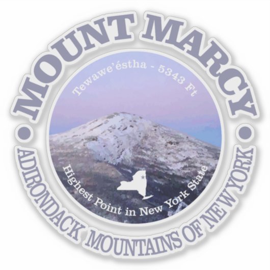 Sticker Mt Marcy (Devant)