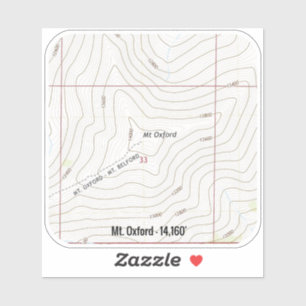 Sticker Mt Oxford Colorado
