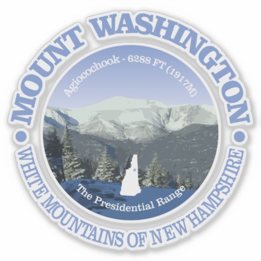Sticker Mt Washington (Devant)