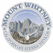 Sticker Mt Whitney (Devant)