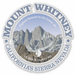 Sticker Mt Whitney