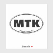 Sticker - MTK - Mount Kisco, NY (Feuille)