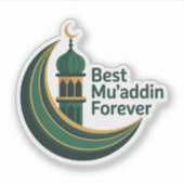 Sticker Muaddin Forever Laptop (Devant)
