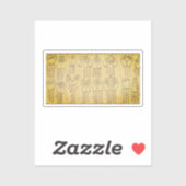 Sticker Mudras (parchemin japonais du XIIe siècle) (Feuille)