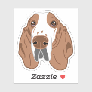 Sticker Mug pour maman de Basset Hound