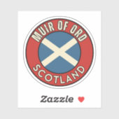 Sticker Muir of Ord, Écosse (Feuille)