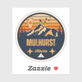 Sticker Mulhurst, Alberta (Feuille)