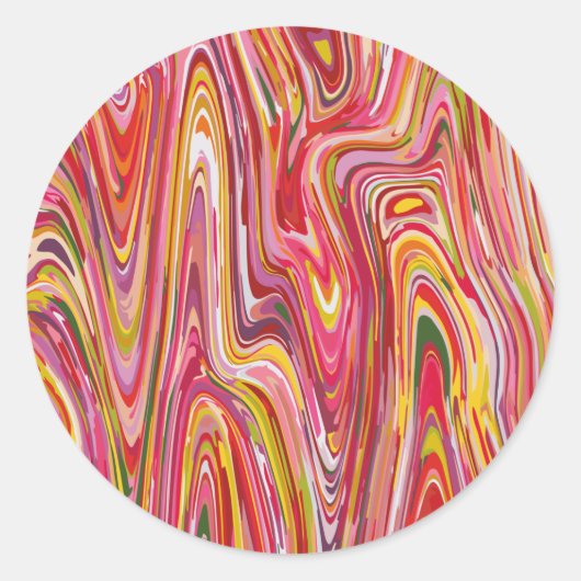 Sticker Multicolored en moderne (Voorkant)