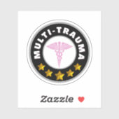 Sticker MultiTrauma (Feuille)
