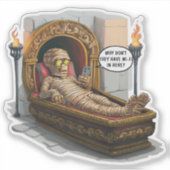 Sticker Mummy drôle (Devant)
