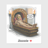 Sticker Mummy drôle (Feuille)