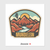 Sticker Mundelein, Illinois (Feuille)