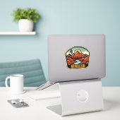 Sticker Mundelein, Illinois (Ordinateur portable sur le bureau)