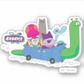 Sticker Mung, Chowder, Shnitzel & Truffes en voilier (Devant)