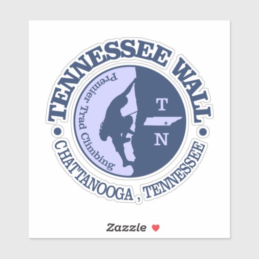 Sticker Mur du Tennessee (CLB) (Feuille)