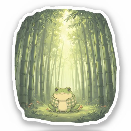 Sticker Murmures dans le bambou (Recto)