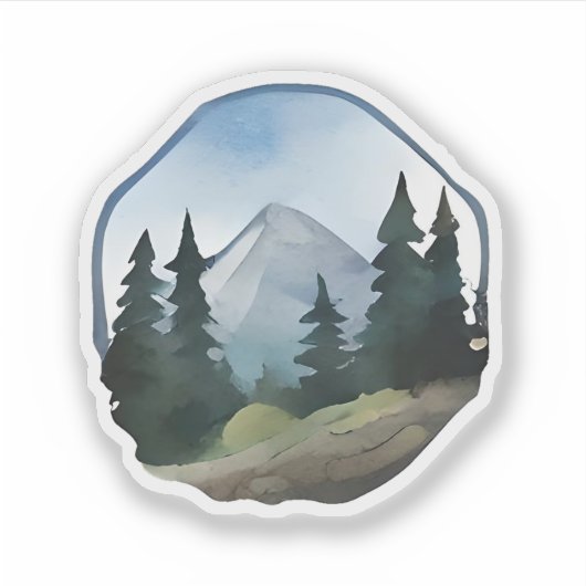 Sticker Murmures des Pins (Devant)