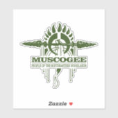 Sticker Muscogee 2o (Feuille)