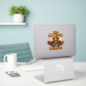 Sticker Mushroom Ronin – PAS DE MAÎTRE, PAS DE RÈGLES (Ordinateur portable sur le bureau)