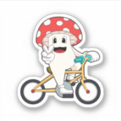 Sticker Mushroom with Bicycle.PNG (Devant)