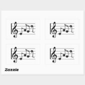 Sticker musical Alto Singer (Feuille)