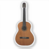 Sticker Musical de guitare acoustique (Devant)