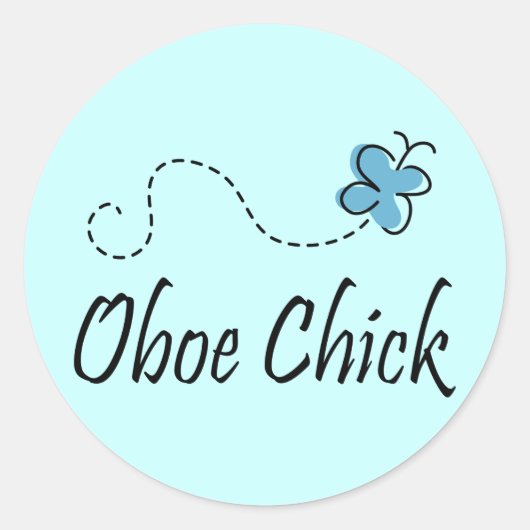 Sticker musical Fun Oboe Chick (Devant)