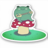 Sticker Musicien de grenouille (Devant)