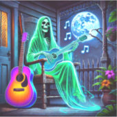 Sticker Musicien fantôme (Devant)