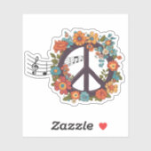 Sticker Musique calme imperméable (Feuille)