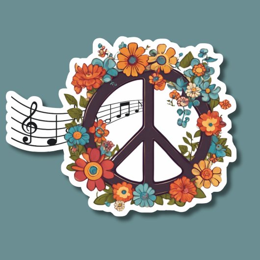Sticker Musique calme imperméable