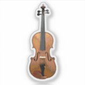Sticker Musique Classique Violon Cute (Devant)